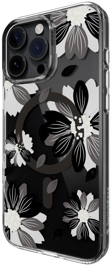 

Switcheasy Style M Pattern Shockproof Case Black Flower (SPH67P275BF24) for iPhone 16 Pro Max