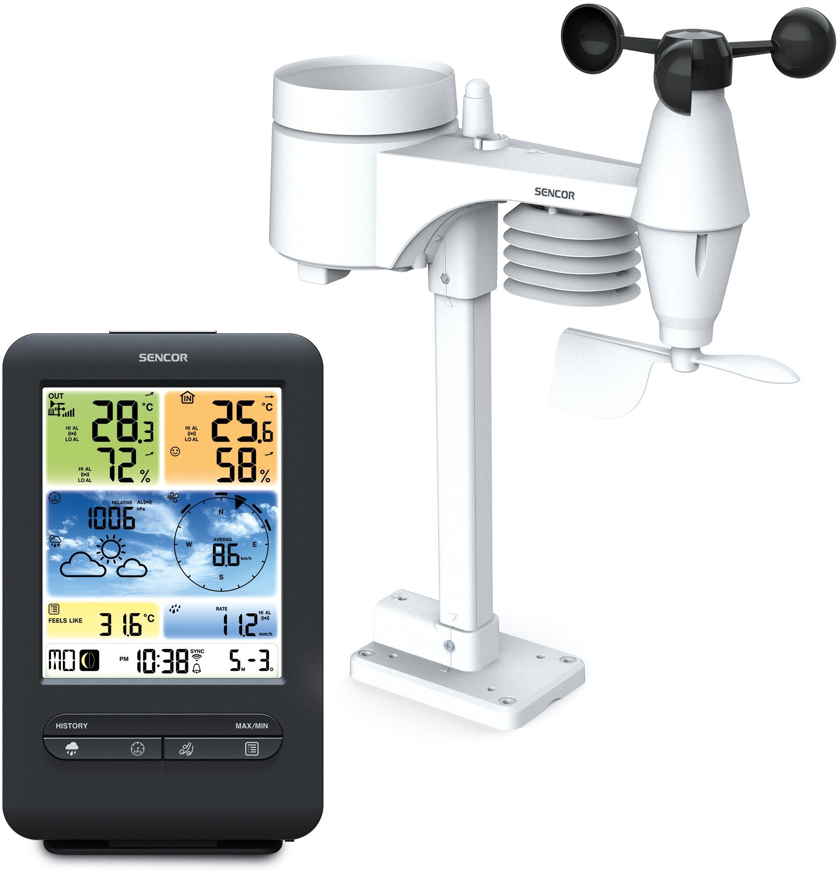 

Электрическая погодная станция Sencor Sws 9898 WiFi