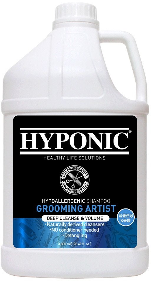 Акція на Шампунь для собак Глибоке очищення та Об'єм Hyponic Grooming Artist Shampoo Deep Cleanse & Volume 3.8 л (H1SH2DV3800HYKNN) від Y.UA