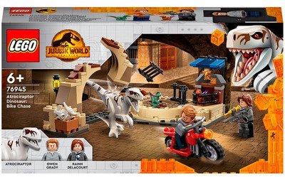 

Конструктор Lego Jurassic World Преследование атроцираптора на мотоцикле (76945)