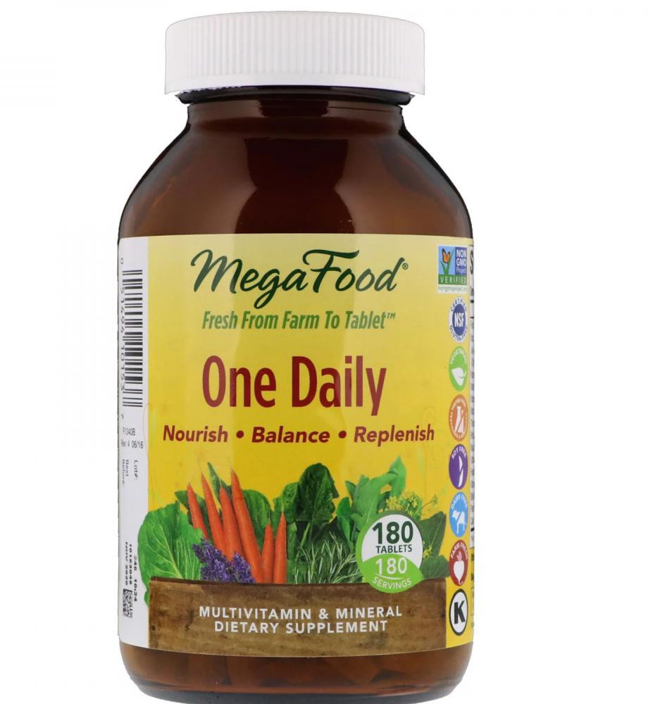 

MegaFood One Daily 180 Tabs Мультивитамины