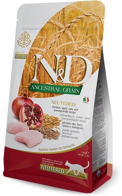 Акція на Сухой корм Farmina N&D Low Grain Neutered Chicken Adult 5 кг 32751 (156,437) від Stylus