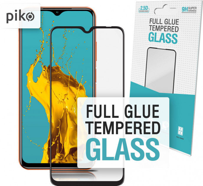 

Piko Tempered Glass Full Glue Black for Xiaomi Redmi 9T