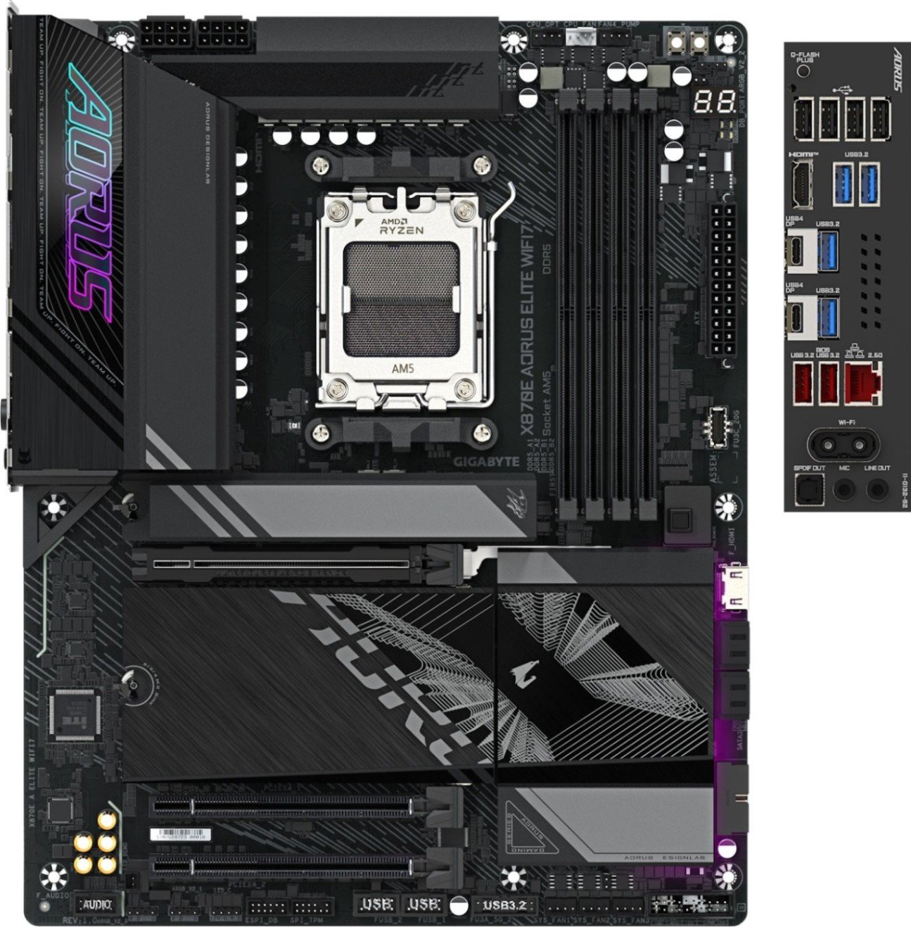 

Gigabyte X870E Aorus Elite WIFI7