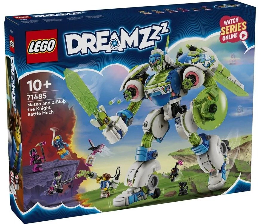 Акція на Конструктор Lego DREAMZzz Матео и рыцарский боевой робот Зет-Блоб 1333 детали (71485) від Stylus