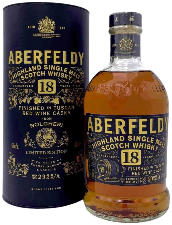 

Виски Aberfeldy 18 Years Bolgheri Limited Edition 0.7 л 43% (BWR4214)