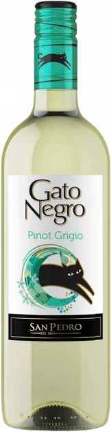 

Вино Gato Negro Pinot Grigio біле сухе 12.5% 0.75 л (7804300151034)