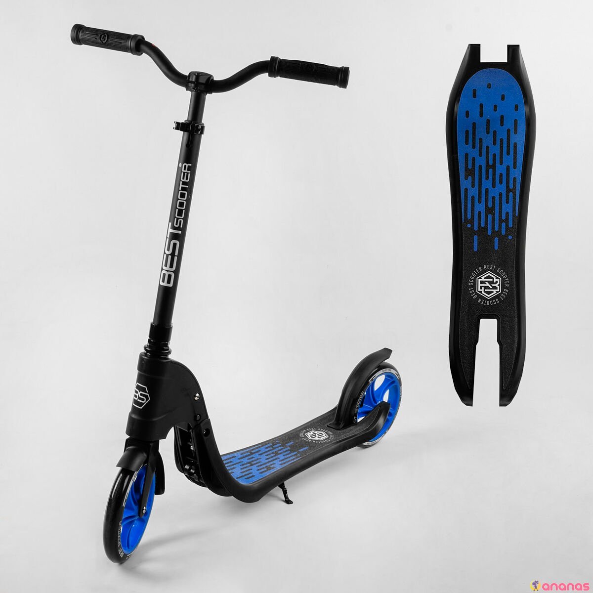 Акція на Самокат алюминиевый Best Scooter синий (79855) від Stylus