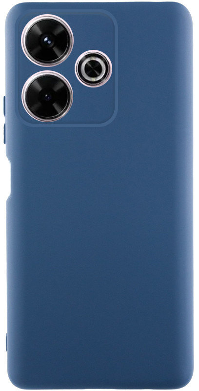 

Tpu Case Getman Liquid Silk Full Camera Navy Blue for Xiaomi Redmi 13 4G / Poco M6 4G