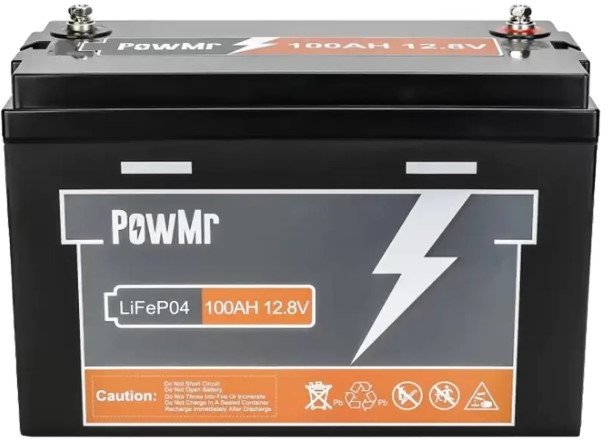 

Акумуляторна батарея PowMr 12.8V 100Ah Lifepo4 (POW-100AH-12V)