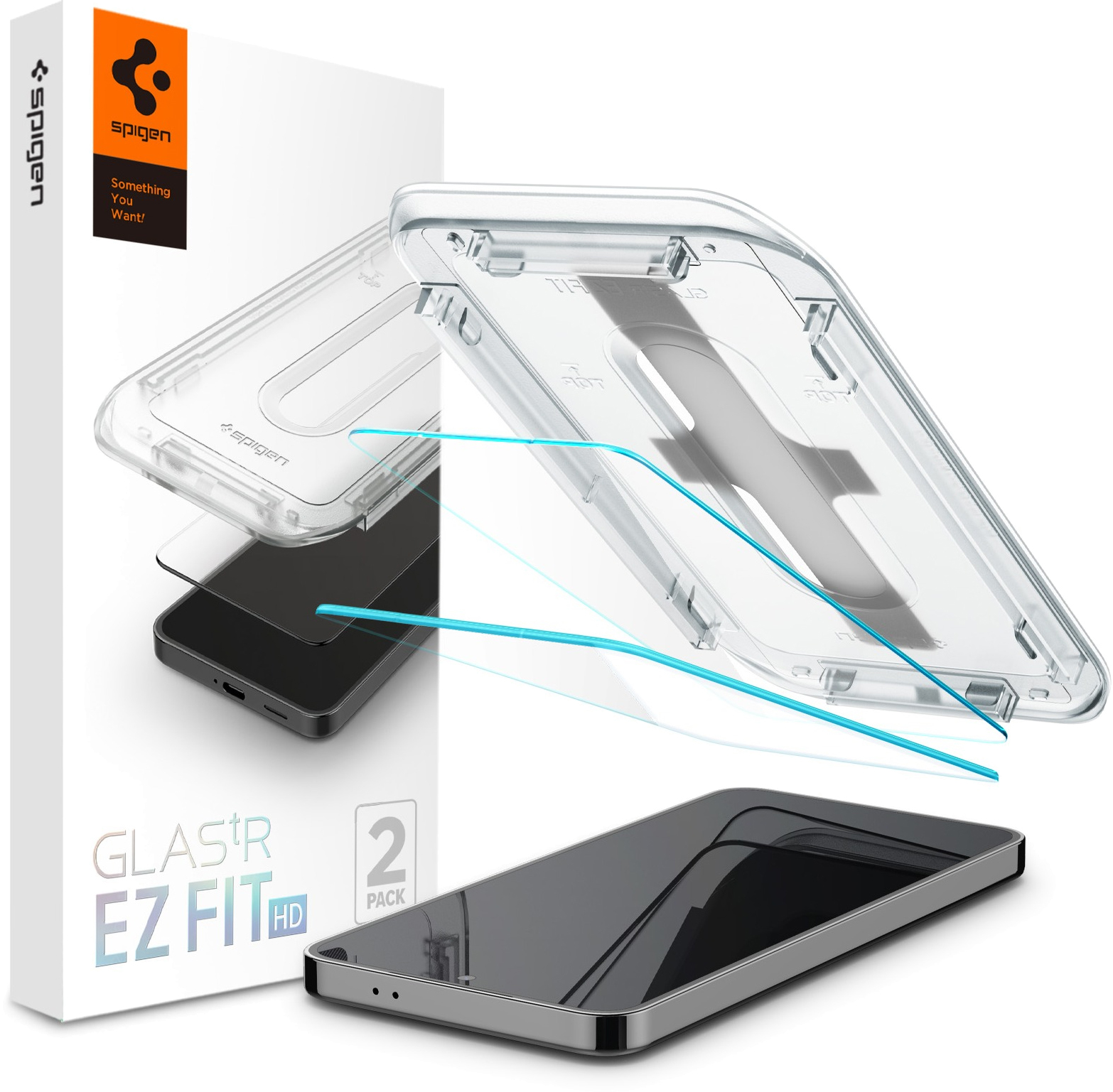 

Spigen Tempered Glass tR Ez Fit Hd 2 Pack (AGL07432) for Samsung S926 Galaxy S24 Plus