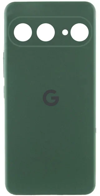 

Lakshmi Premium Silicone Case with Logo Full Camera Cyprus Green for Google Pixel 9