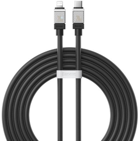 

Baseus Cable USB-C to Lightning CoolPlay Series 20W 2m Black (CAKW000101)