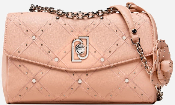 

Женская сумка сэтчел Liu Jo светло-розовая (NF1092E042641310)