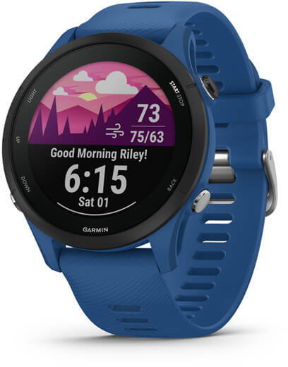 Акція на Garmin Forerunner 255 Tidal Blue (010-02641-01/11) від Stylus