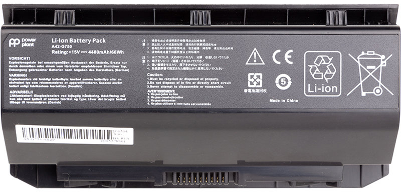 

PowerPlant Asus G750 Series (A42-G750) 15V 4400mAh