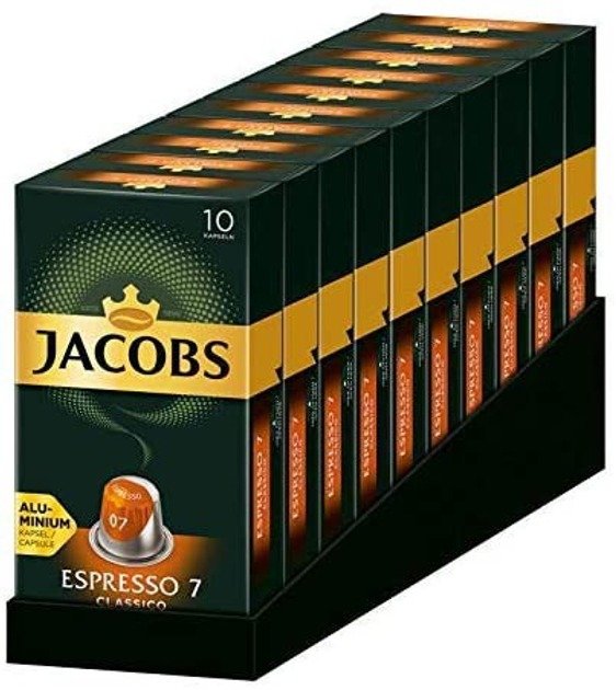 

Кава в капсулах Jаcobs Espresso Classico шоубокс 100х5.2 г (8711000376003)