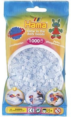 

Термомозаика Hama Набор синих светящихся бусин Midi 5+, 1000 шт. (207-57)