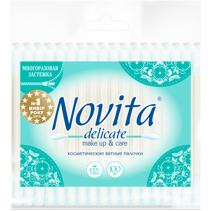 

Novita Delicate Ватные палочки 100 шт