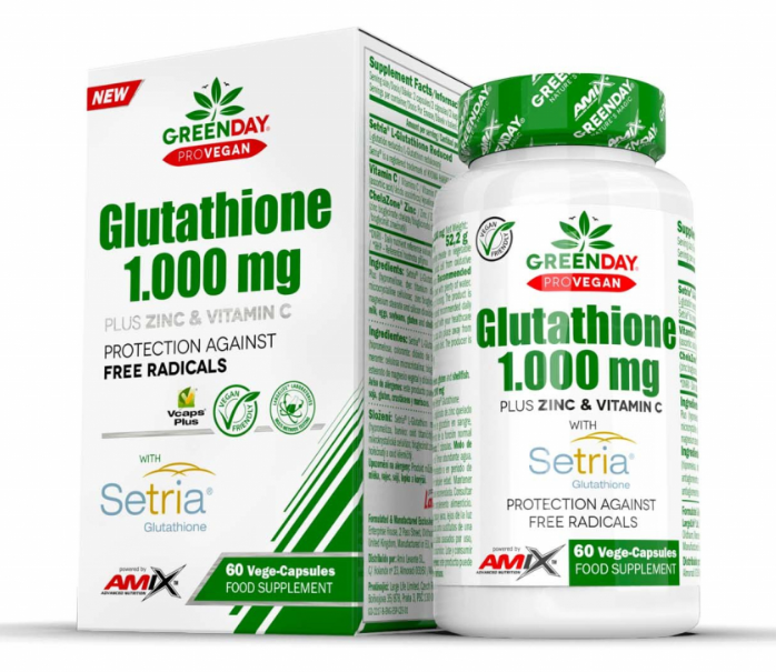 

Amix GreenDay ProVegan Setria® Glutathione 1000 60 caps / 30 servings