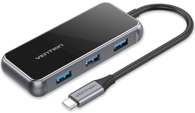 Акція на Vention Adapter USB-C to HDMI+3xUSB3.0+RJ45+PD 87W (TFFHB) від Stylus