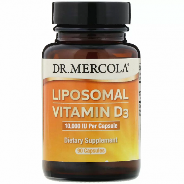 

Dr. Mercola Liposomal Vitamin D3 10.000 Iu Витамин Д3 липосомальный 90 капсул