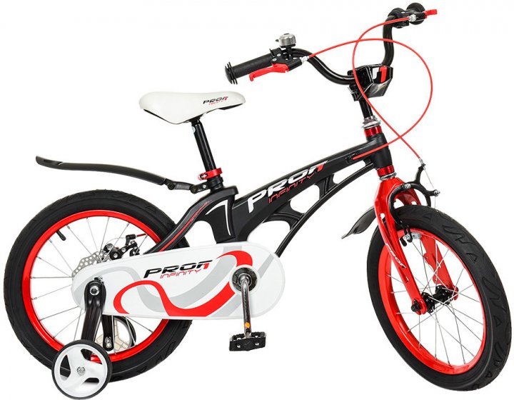 Акція на Велосипед детский Profi Infinity 18" Черный с красным (LMG18201) від Stylus