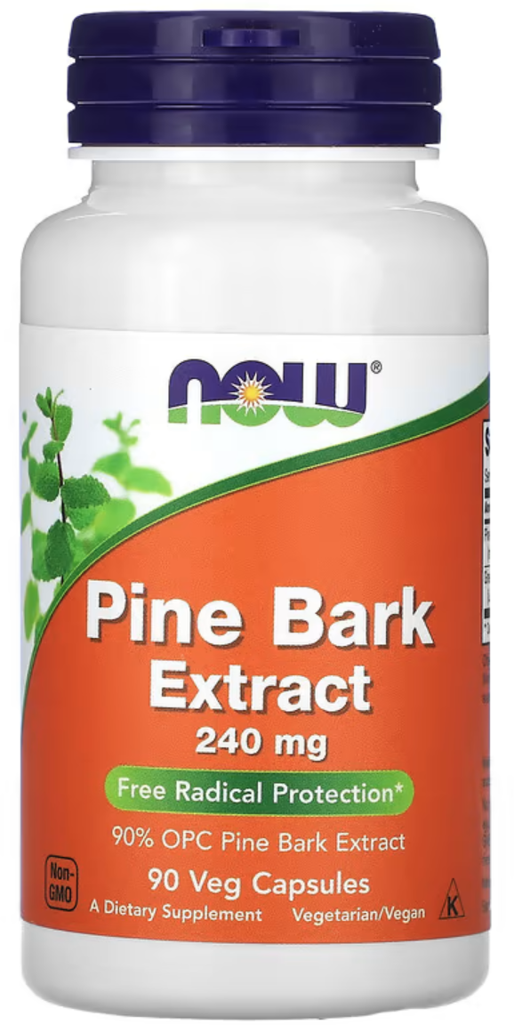 Акція на Now Foods Pine Bark Extract 240 mg 90 veg caps (Экстракт сосновой коры) від Stylus