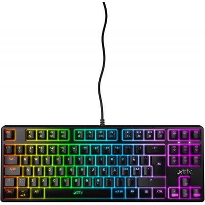 Акція на Xtrfy K4 Tkl Rgb Kailh Red Usb Black Ukr Rus (XG-K4-RGB-TKL-R-UKR) від Stylus