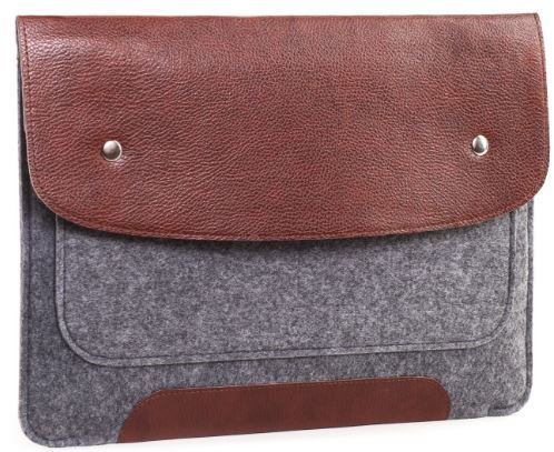 

Gmakin Cover Envelope Brown/Grey (GM02-12) for MacBook 12"