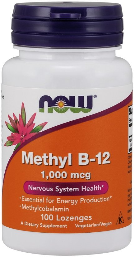 

Now Foods Methyl B-12 1,000 mcg Lozenges 100 tabs