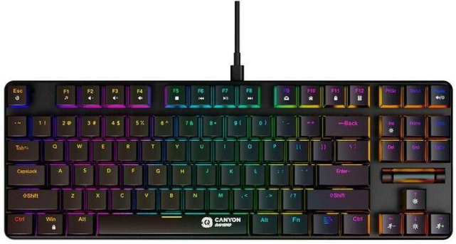 Акція на Canyon Cometstrike GK-50 Rgb Tkl (CND-SKB50-US) від Stylus