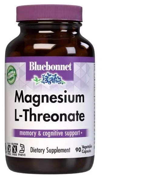 Акція на Bluebonnet Nutrition Magnesium L-Threonate L-Треонат Магния 90 капсул від Stylus