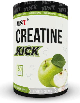 

Mst Creatine Kick 500 g /50 servings/ Green Apple