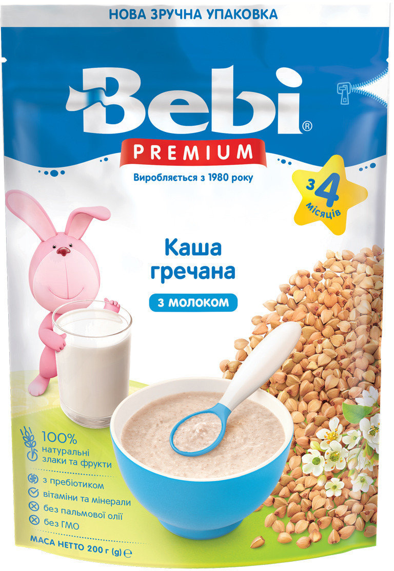 

Каша молочная Bebi Premium Гречневая 200 г (1105050)