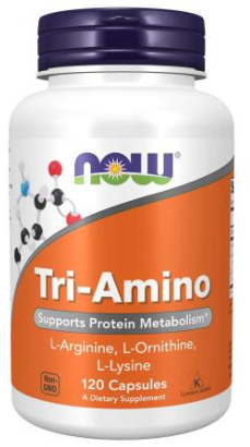 Акція на Now Foods Tri-Amino 120 veg caps Аминокислотный комплекс від Stylus