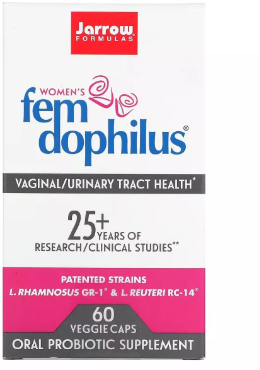 Акція на Jarrow Formulas Women's Fem Dophilus Пробиотики для женщин женский дофилус 5 млрд КОЕ 60 вегетарианских капсул від Stylus