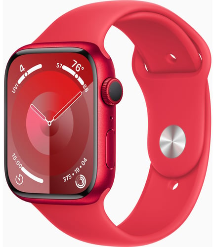 

Apple Watch Series 9 45mm Gps (PRODUCT) Red Aluminum Case with (PRODUCT) Red Sport Band - M/L (MRXK3)Approved Вітринний зразок