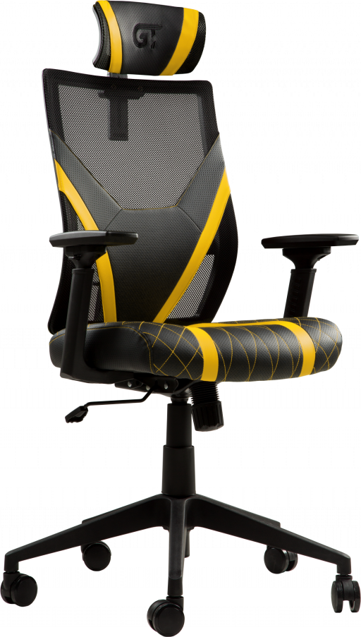 

Геймерское кресло Gt Racer X-6674 Black/Yellow