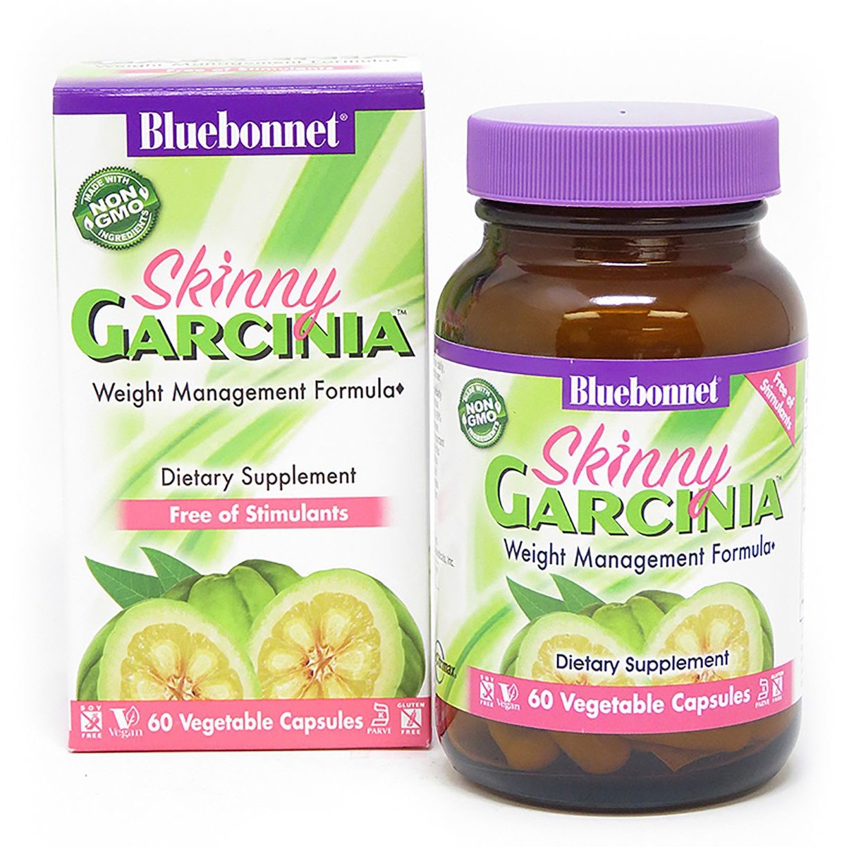 Акція на Bluebonnet Nutrition, Skinny Garcinia Weight Management Formula, 60 Vegetable Capsules (1102) від Stylus