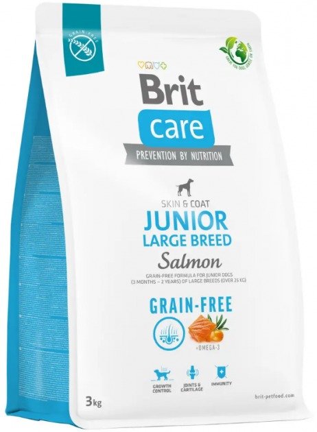 Акція на Сухой корм Brit Care Dog Grain-free Junior Large Breed беззерновой для щенков гигантских пород 3 кг (8595602558872) від Stylus