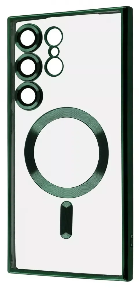 

Wave Metal Color Case with Magnetic Ring Dark Green for Samsung S928 Galaxy S24 Ultra