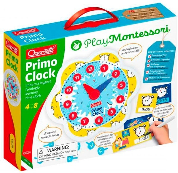 Акция на Обучающий игровой набор серии “Play Montessori” - ПЕРВЫЕ ЧАСЫ (стрелки, 24 фишки, карточки) от Stylus