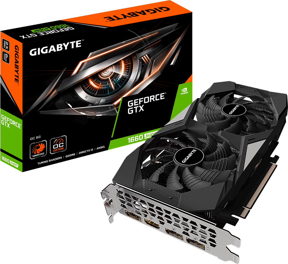 

Gigabyte GeForce Gtx 1660 Super Oc 6GB (GV-N166SOC-6GD)