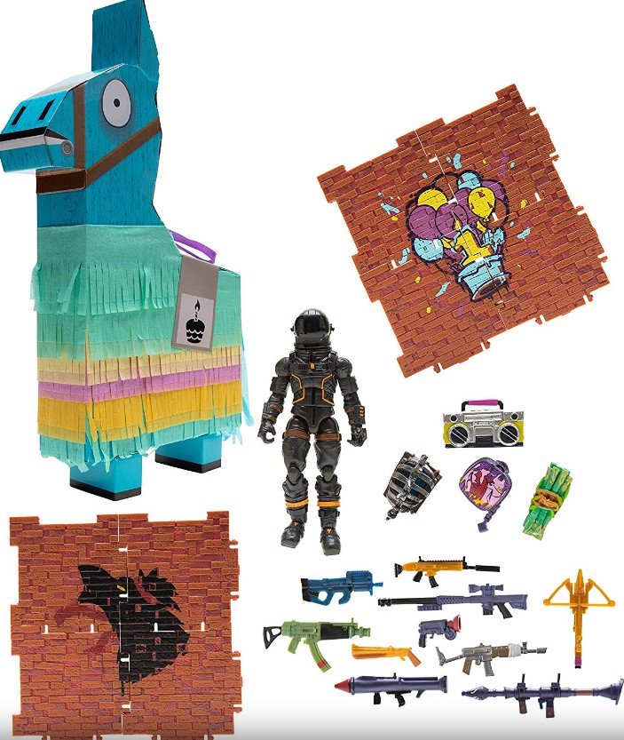 

Коллекционная фигурка Jazwares Fortnite S2 Birthday llama loot pinata Dark voyager сюрприз (FNT0095)