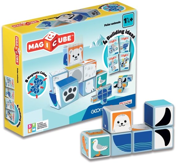 

Geomag Magicube Polar Animals | Магнітні кубики Полярні тварини