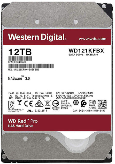 

Wd Red Pro Nas 12TB (WD121KFBX)