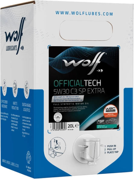 Акція на Моторное масло Wolf Oil OfficialTech 5W-30 20 л від Stylus