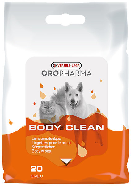 

Очищающие салфетки Versele-Laga Oropharma Body Clean для собак и котов