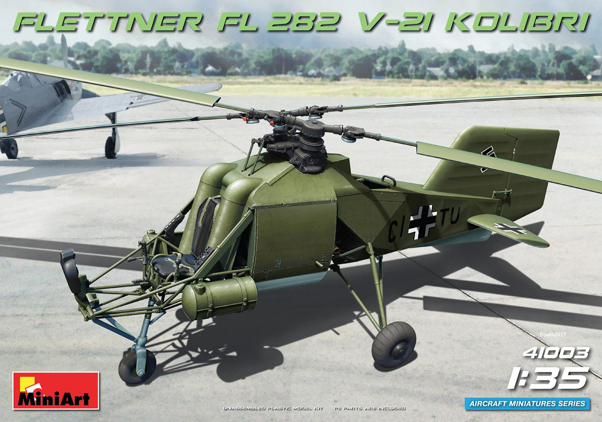 Акция на Збірна модель MiniArt Вертоліт Flettner Fl 282 V-21 Kolibri (MA41003) от Y.UA